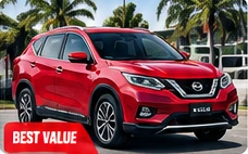 Red Nissan X-Trail